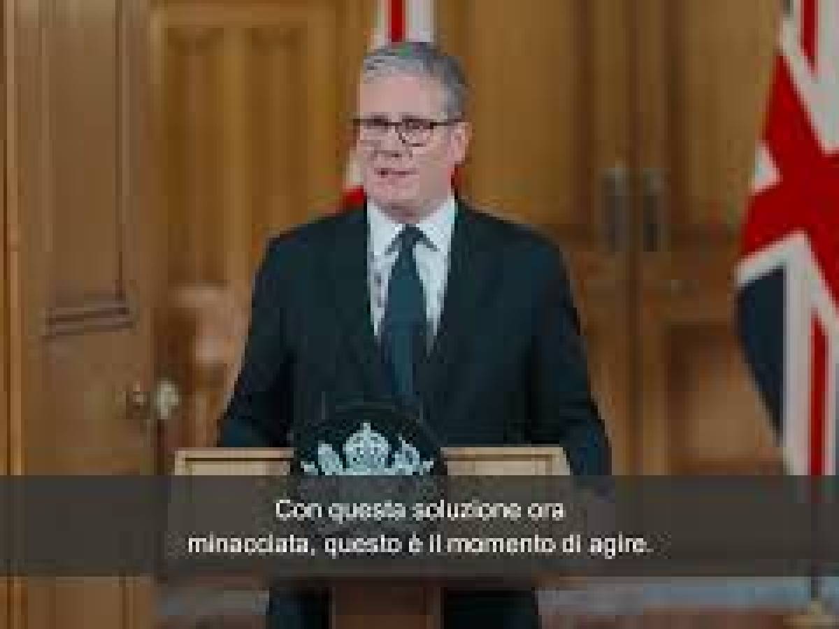 Video: Starmer: "We will recognize Palestine, if Israel will not end the massacre in Gaza"