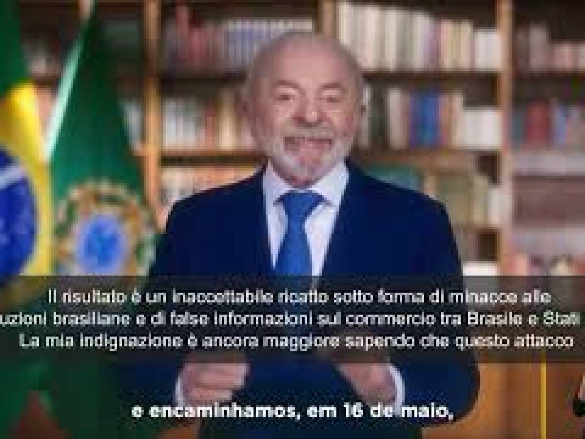 Video: Usa Dazi in Brazil at 50%, Lula: from Trump an unacceptable blackmail