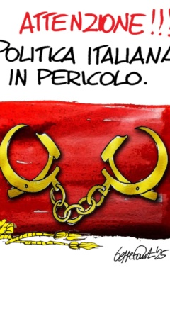 Satirical sessions by Beppe Fantin - Vignetta of 07/08/2025