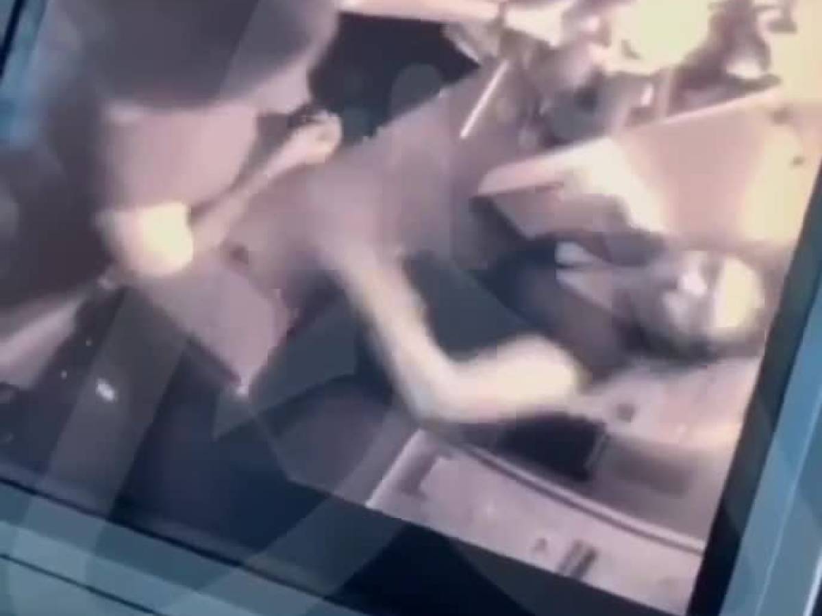 Video: punches and slaps in the face against flight attendants, the video of the attack