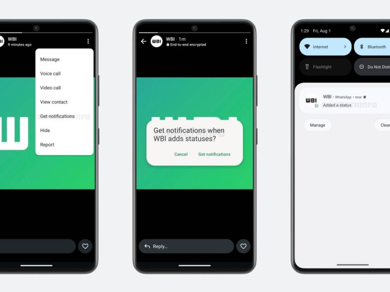 WhatsApp also changes state updates: what it is about