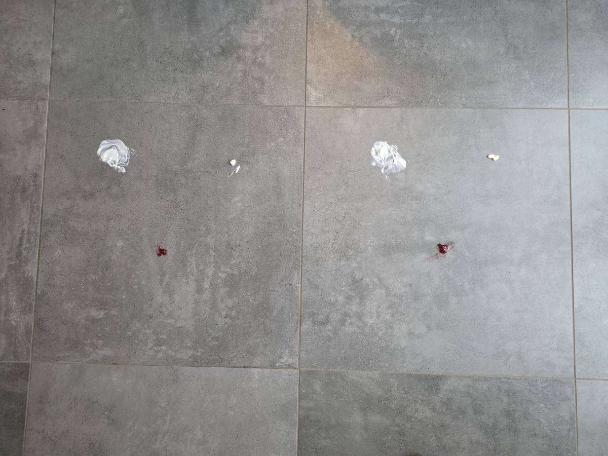 Roller cleaning test