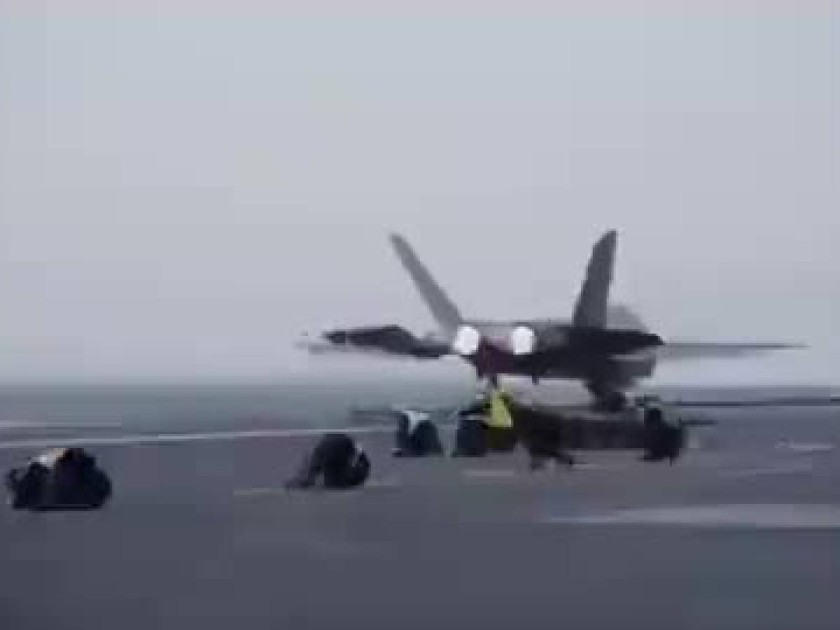 Video: the launch of the J-35, J-15T and KJ-600 aircraft aircraft aircraft carrier Fujian