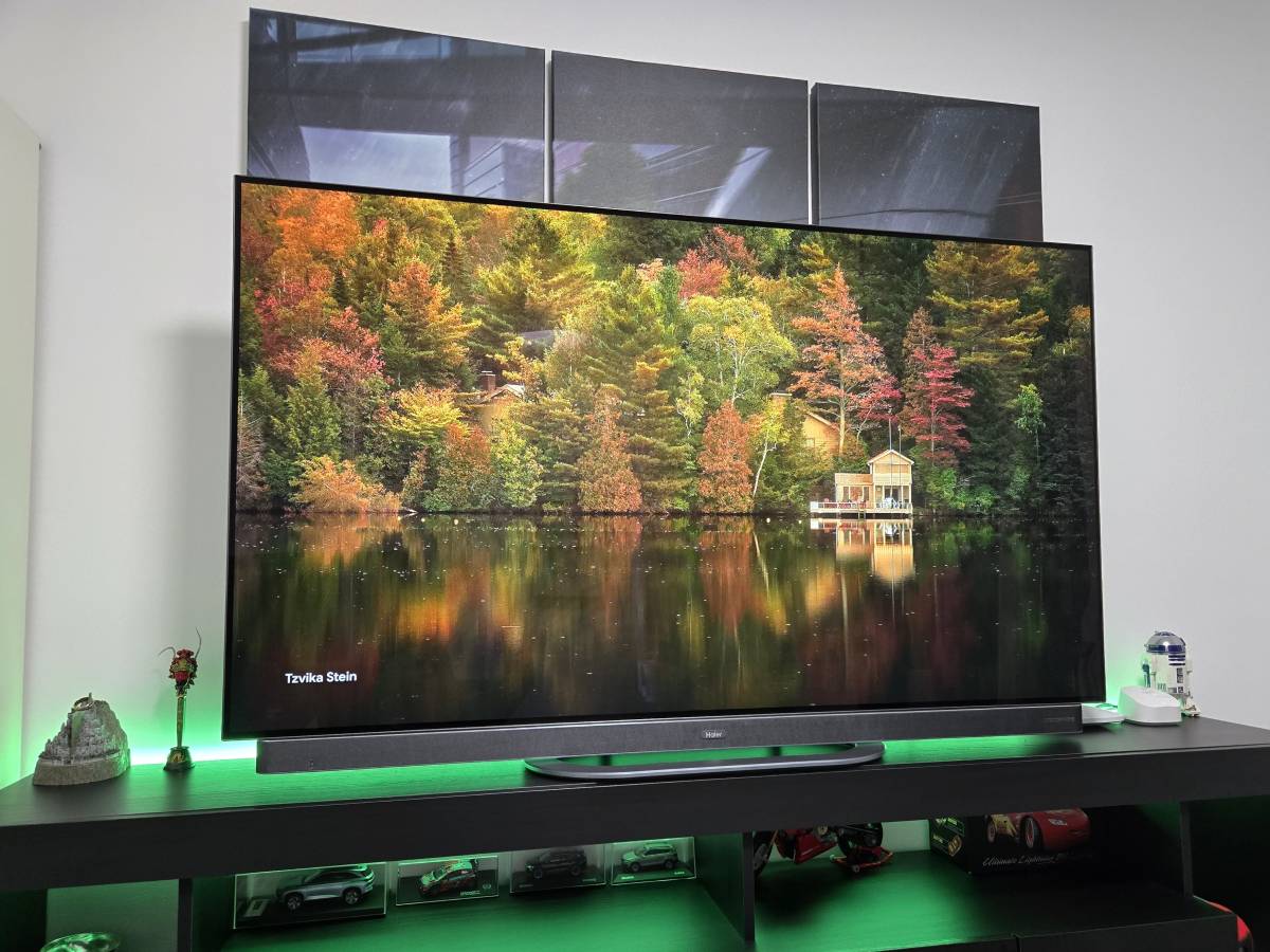 Haier C95 OLED review, the top of the range with DAZN as a gift