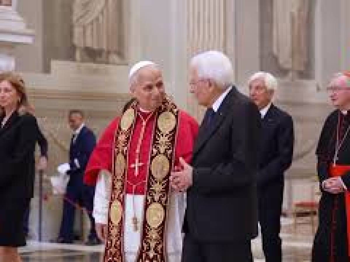 VIDEO: Mattarella and Pope Leo at the Chapel of the Annunziata at the Quirinale