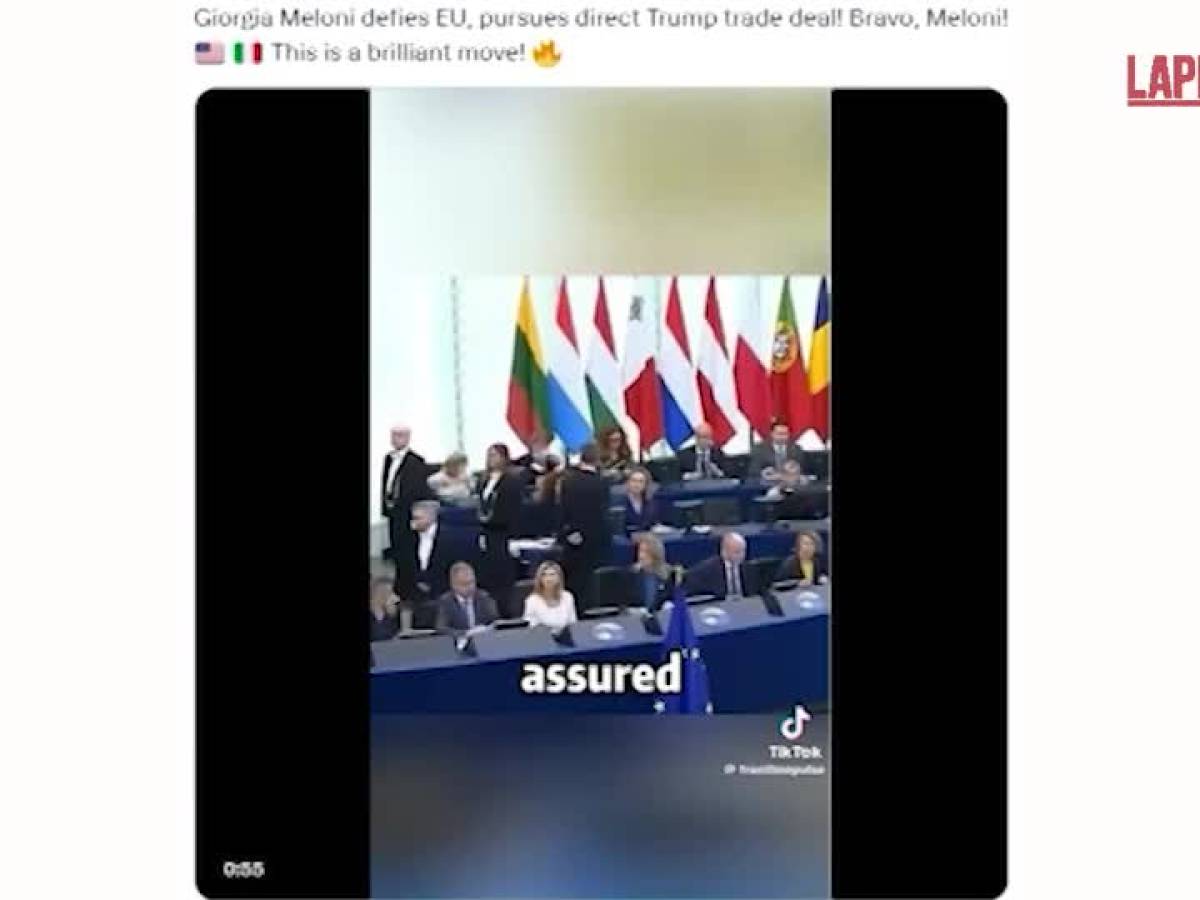 VIDEO: USA, Meloni: "Woke wants to erase our culture, we won't let him"