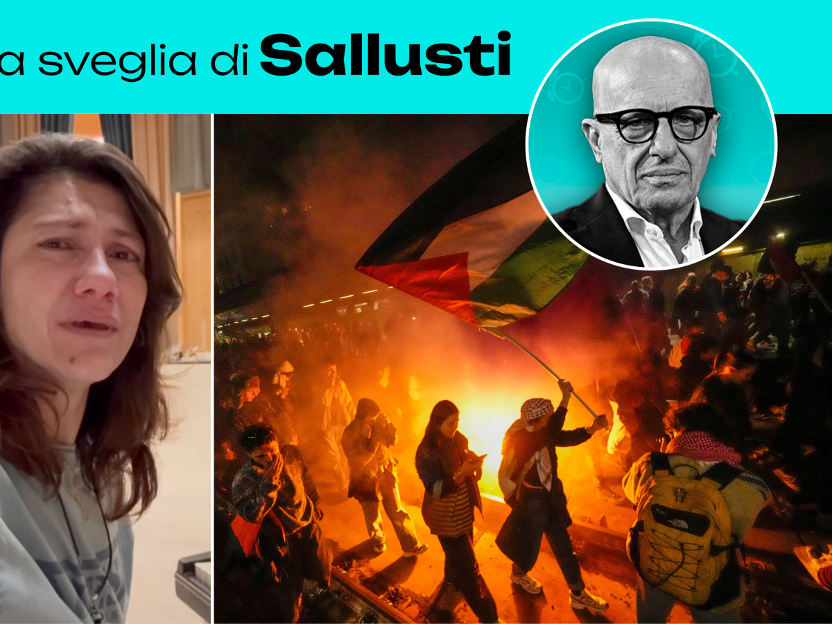 Video: Sallusti's alarm clock - Dear Elisa, instead of crying this to Hamas sings this