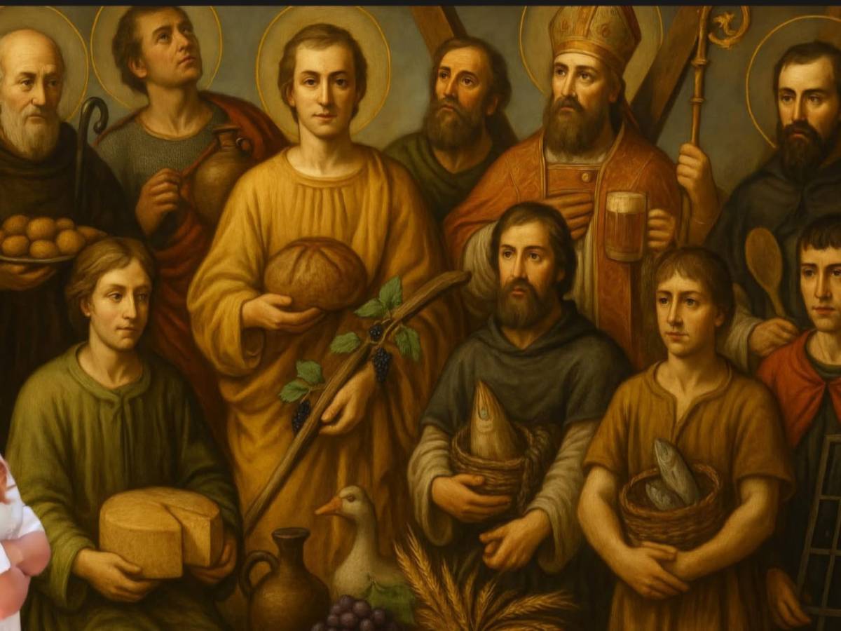 When the sky descends into the kitchen: the saints who protected our food
