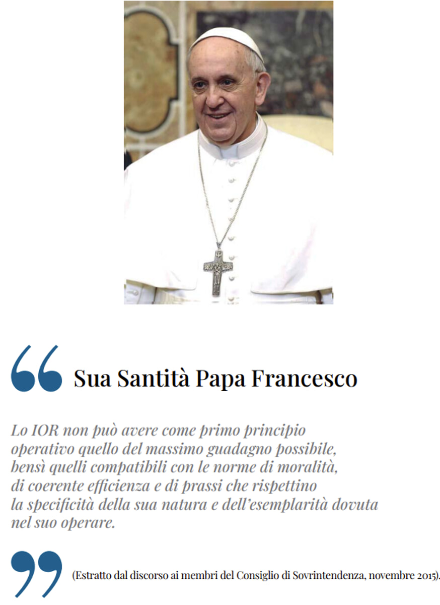 Pope Francis Ior quote