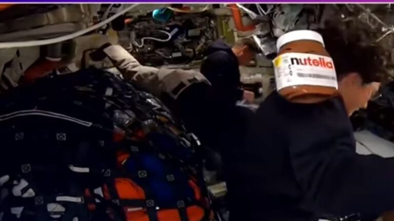 Yes, there really is a jar of Nutella on Artemis (who is returning from the Moon)
