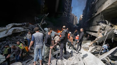 Israeli attack on Beirut in Lebanon (Photo LaPresse)