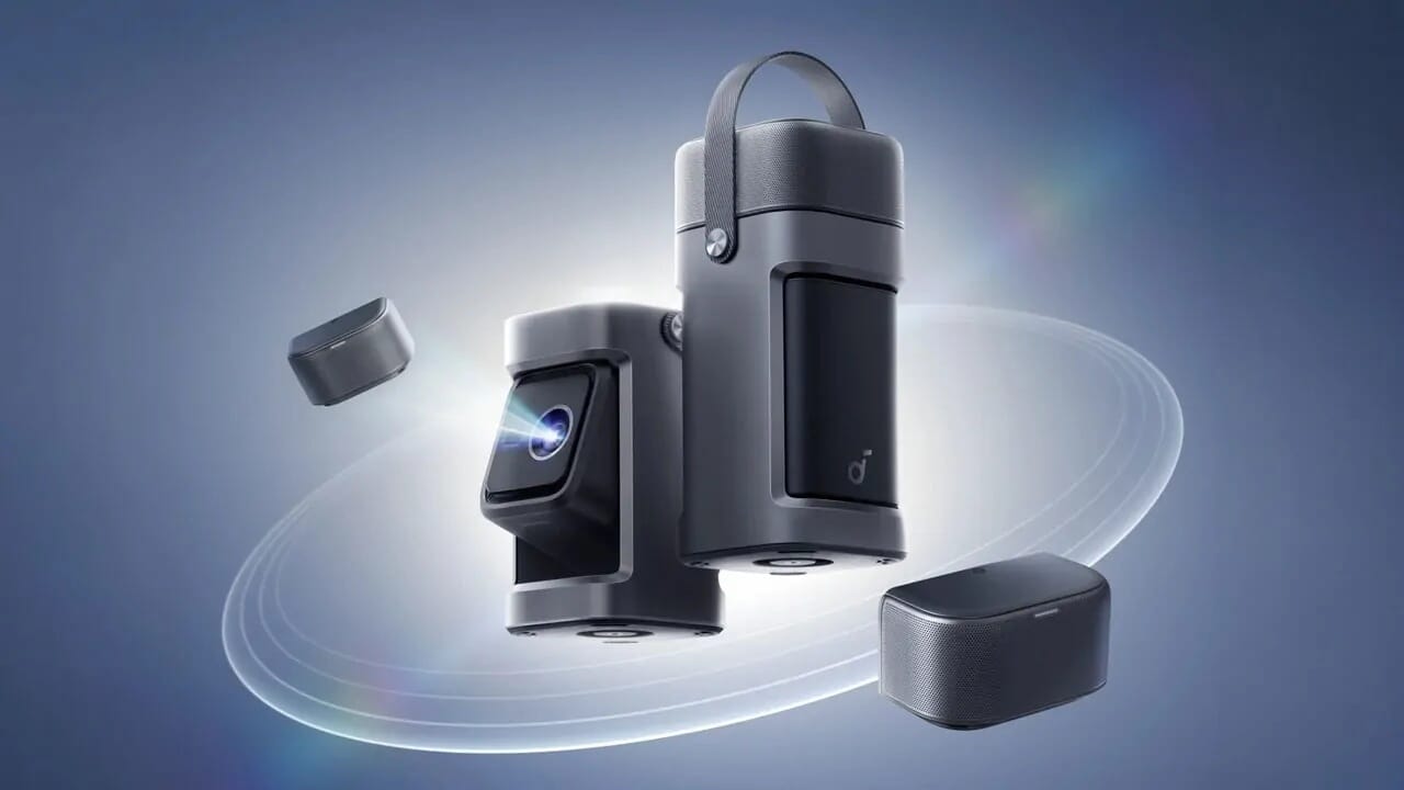 Under the stars or in the living room: here is the new Nebula P1 portable projector with wireless surround speaker