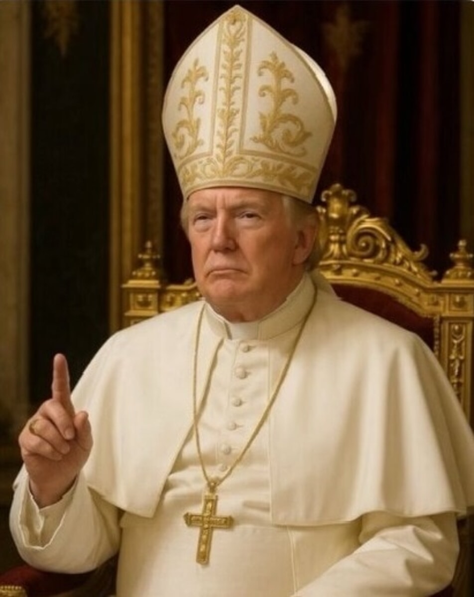 Trump Pope from X White House2