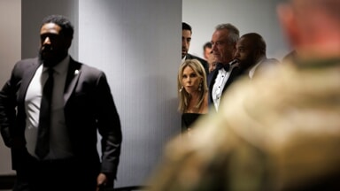 The images of the attack on the media gala with Trump (Photo LaPresse)