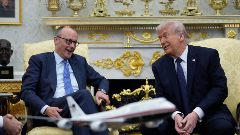 “Humiliate yourself.” "He doesn't know what he's talking about." Merz is the latest European leader to come under fire from Trump