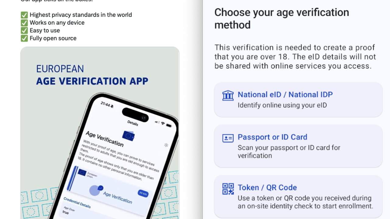 The European age verification app for adults has more than one problem