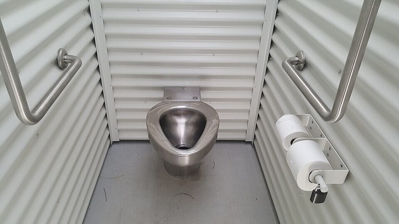 The dirtiest surface in a public bathroom is not the toilet seat