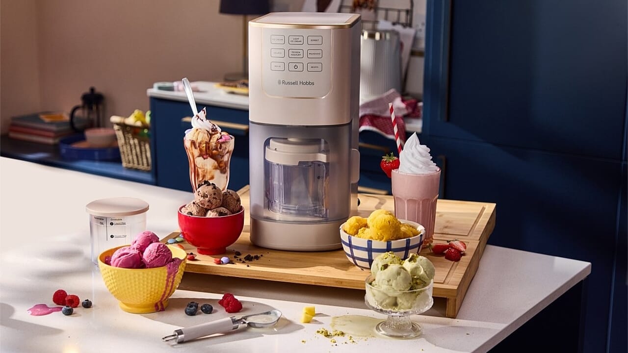 Russell Hobbs Ice Cream Maker Chilluxe Stone: much more than just an ice cream maker