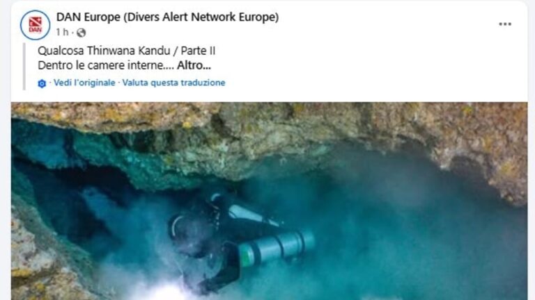 Maldives, the first photos of the cave where the 5 Italians died. The dead end hypothesis