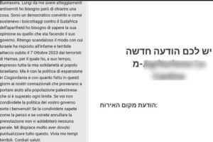 “You are welcome only if you do not share Netanyahu’s policies”: the message from the Italian hotelier to an Israeli tourist