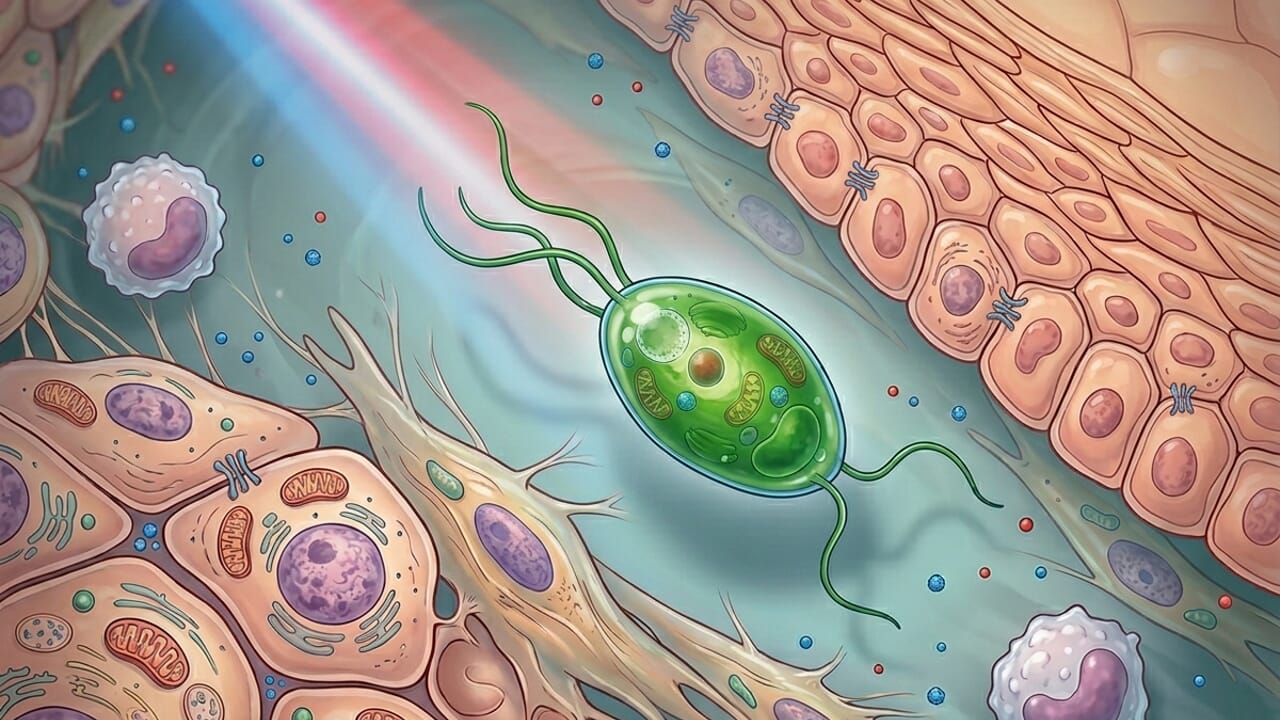 Healing wounds with a light remote control: microrobots made of algae arrive