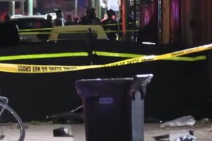 Car hits pedestrians and other cars in Oakland: three dead and several injured, two seriously