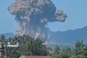 Explosion in a fireworks factory in China: deaths and injuries