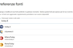 Google launches “favorite sources”, here’s how to add Today.it to your front page