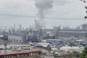A drone exploded in the port of Constanta in Romania: a week ago the explosion in the Galati condominium