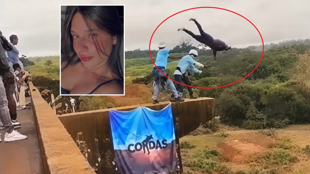 She dies at the age of 21 during a rope jump from a bridge: "Thrown into the void but they forgot the safety rope"