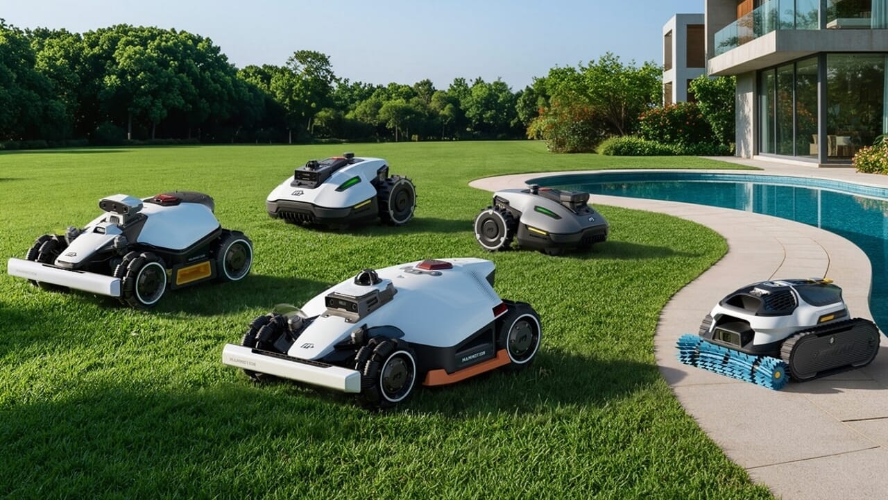New Mammotion lawnmower and swimming pool robots: complete and easy to use