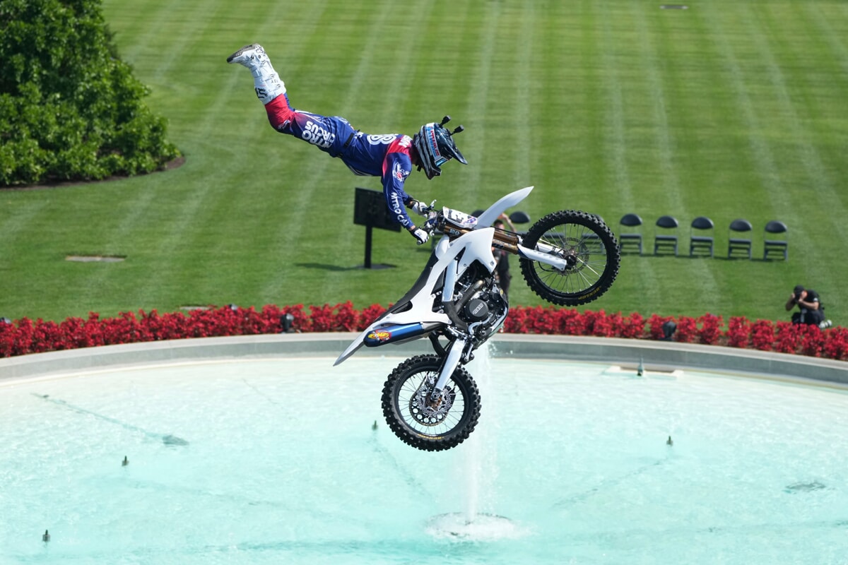 The Nitro Circus shows at the White House
