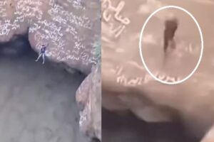 According to a video on social media, the Yemeni “spider man” fell into a volcano: “Impossible to recover him”