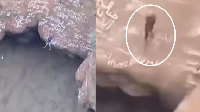 According to a video on social media, the Yemeni "spider man" fell into a volcano: "Impossible to recover him"