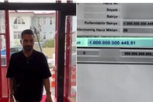 He goes shopping and finds 20 billion in his account