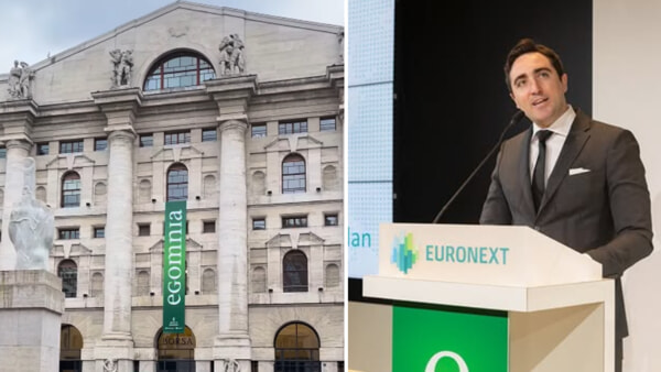 The day of Egomnia's listing on the stock exchange (photo Instagram/@matteoachilli) listing-on-the-stock-exchange-egomnia