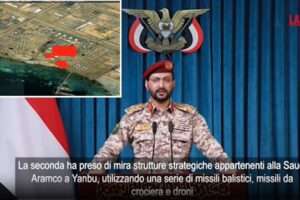 The Houthis “shift” the war from Hormuz to the Red Sea: drones and missiles on Saudi oil refineries