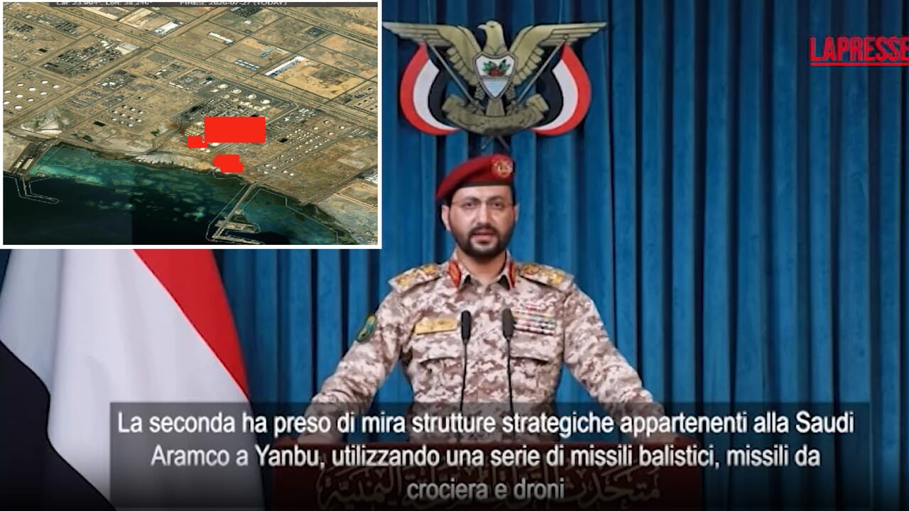 The Houthis "shift" the war from Hormuz to the Red Sea: drones and missiles on Saudi oil refineries