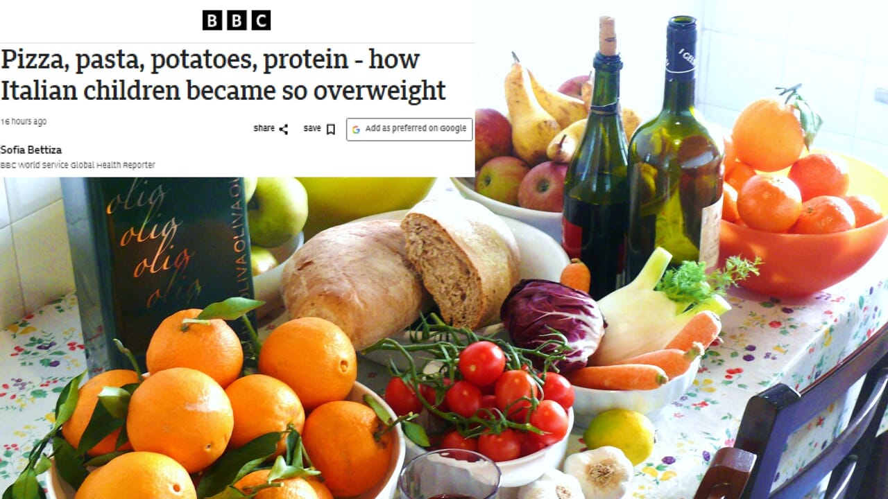 The BBC accuses: "Italian children overweight due to bread, pasta and pizza". The case of the 170 kg boy