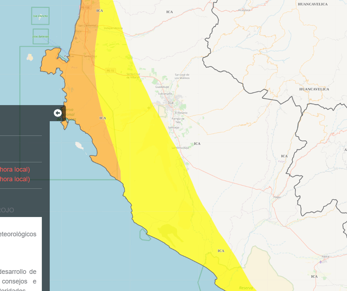 The situation on August 1 (Senamhi) situation-1-august-peru-senamhi