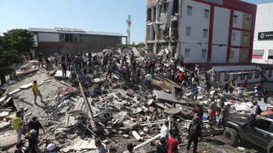The damage caused by the earthquake in Colombia (Photo LaPresse)