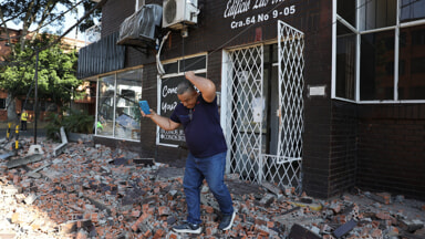 The damage caused by the earthquake in Colombia (Photo LaPresse)