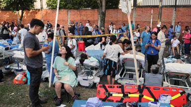 The damage caused by the earthquake in Colombia (Photo LaPresse)