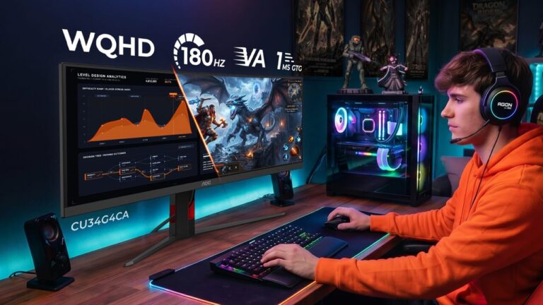Aoc G4: two new 34-inch curved monitors