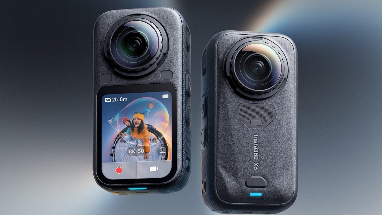 Insta360 X6: new 360° camera with 8K resolution