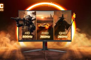 New Aoc super monitor: curved, 31 inches and with three refresh rates