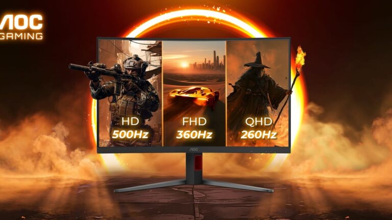 New Aoc super monitor: curved, 31 inches and with three refresh rates