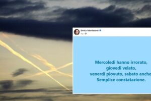 “They spray the sky and it rains”: there are still those who believe in chemtrails, but there is a real Blue Skies project to clean the skies