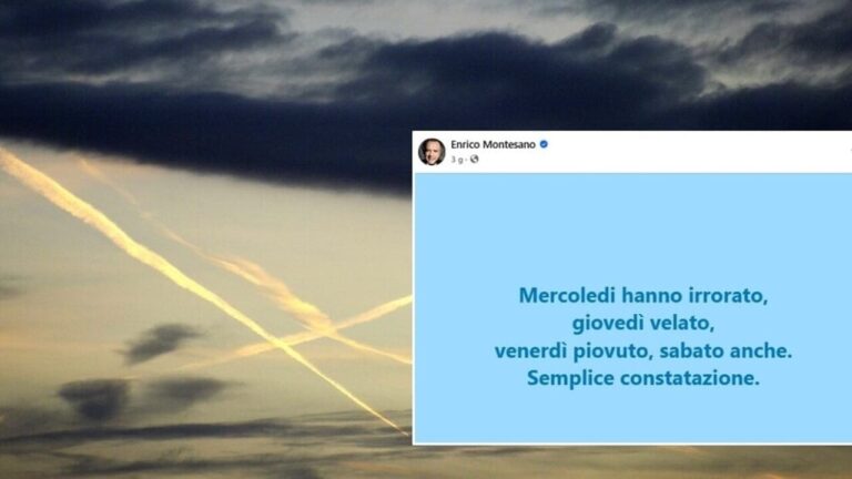 "They spray the sky and it rains": there are still those who believe in chemtrails, but there is a real Blue Skies project to clean the skies