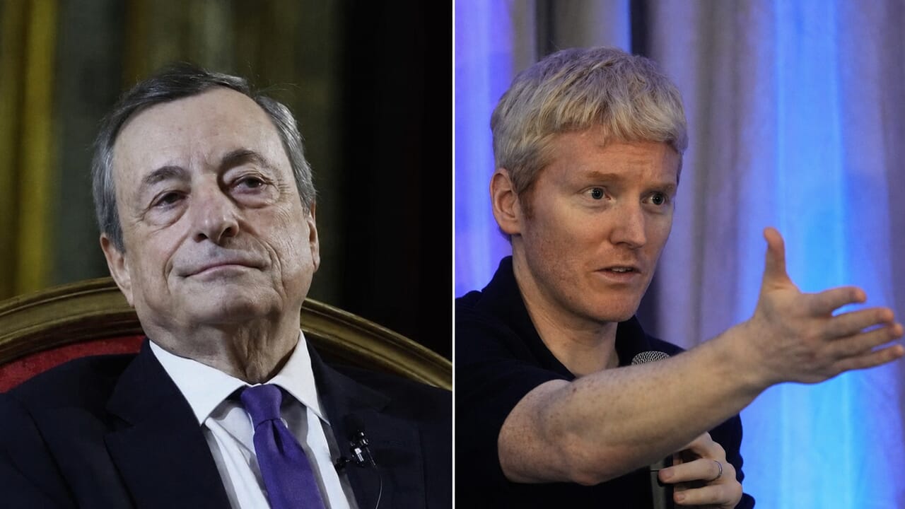 Mario Draghi's new "Swiss group" is born, with Patrick Collison (Meta) and Andrea Pignataro: the network between Big Tech, finance and politics